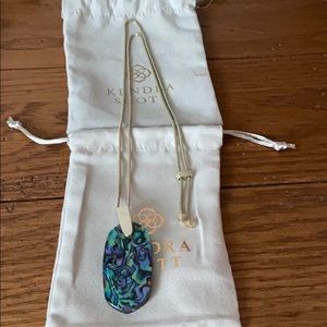 Kendra Scott Abalone Shell Necklace